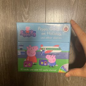 peppa goes on holiday and other stories 小猪佩奇英文书 10书+4CD