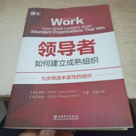 领导者如何建立成熟组织