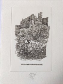 Henryk Feilhauer版画藏书票原作1