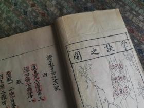 【 童书蒙学孤本 · 国图无藏 】河南开封大梁书院藏板  清乾隆刻本《 尚 书 口 义 》四册六卷全  第二册前边加有  守拙居士星耀焕文章氏  所写内容4个筒子页8面