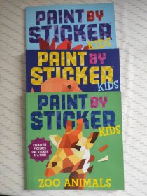 PAINT BY STICKER KIDS（3本合售）