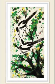 著名画家国家一级美术师王大宏托底画作、具有独创性思维不同于一般作品的《喜上眉梢》，他的作品曾在国外拍卖估值42万英镑。