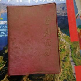 鲁迅语录（红塑料软精装）武汉钢九.一三热风战斗队、新北大公社文艺批判战斗队编（品相以图片为准）有毛题