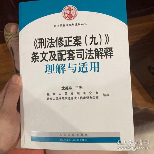 《刑法修正案（九）》条文及配套司法解释理解与适用