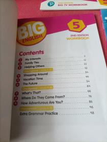 培生新版 BIG ENGLISH 5：2ND EDITION （STUDENTS BOOK+ WORKBOOK+BIG TV WORKBOOK） 全3册合售