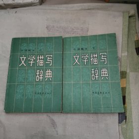 文學(xué)描寫辭典：小說部分（上下），32.87元包郵，