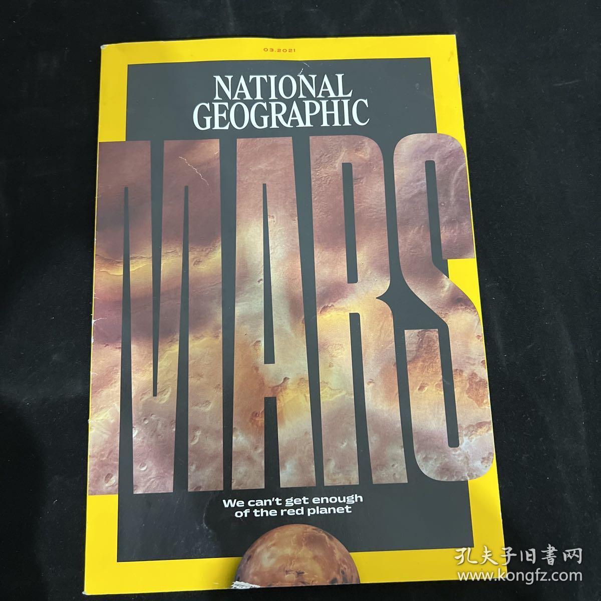 National Geographic 美国国家地理2021年3月 英文版旅游杂志