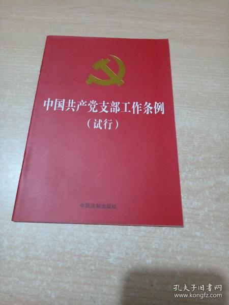 中国共产党支部工作条例（试行）