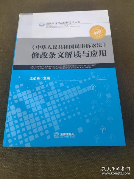 《中华人民共和国民事诉讼法》修改条文解读与应用