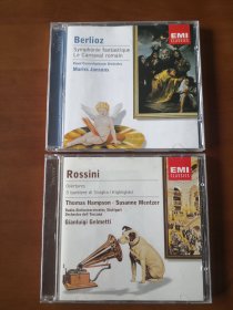 柏辽兹、罗西尼管弦乐作品选 原版CD唱片双张 包邮