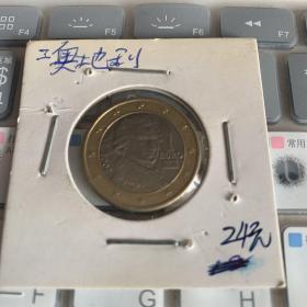 欧元2002年奥地利1元硬币