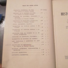 ELEMENTOS DE HISTORIA DE AMERICA（美国历史元素）西班牙语