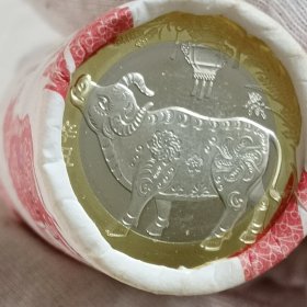 2021年牛纪念币（保真）