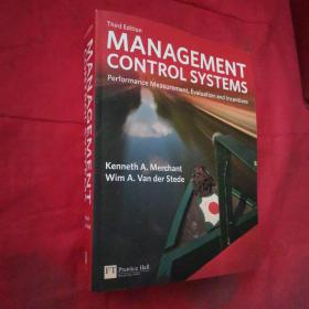 Management Control Systems: Performance Measurement, Evaluation and Incentives 管理控制系统