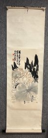 陈师曾 80年代木版水印 尺寸79*34㎝ 品相好