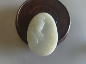清代观音玉牌