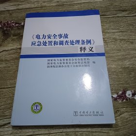 《电力安全事故应急处置和调查处理条例》释义