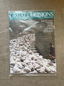 Great Decisions 2016 大决策【美国外交政策协会年刊。英文版，大16开铜版纸印刷】塑封未拆，内页照片拍自另一本