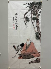 ‘巴山（1947～ ）原名闫宗培，号玉溪山人。四川忠县人。聊城地区文化培训中心编剧兼美术教学。中国美协山东分会会员、中国硬笔书法家协会会员、齐鲁书画研究院画家、华夏文化促进会会员，中国北方画院名誉院长，中华诗词学会、中国楹联学会会员、高级美术师，聊城市政协常委、九三学社社员。 尺寸138:34
