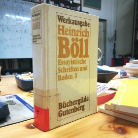 德文原版·Heinrich Boll Werke·《Essayistische Schriften und Reden 3 ﻿ I973-I978》·精装·02·10