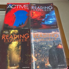 【外文原版】ACTIVE1    READING2  READING3  READING4（4本合售）