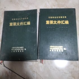 云南农业合作制史料重要文件汇编.一二两册