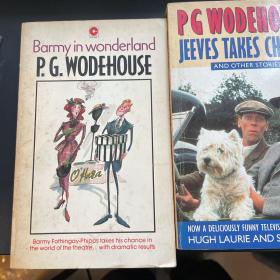 barmy in wonderland, jeeves.takes charge, a pelican at blandings三本各售