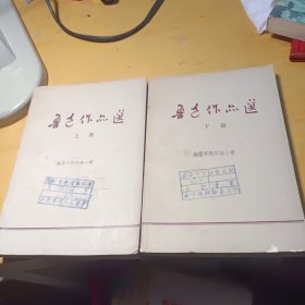 鲁迅作品选上下---1973年南京师范学院