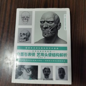 世界绘画经典教程分面与表情艺用头像结构解析 37页撕掉了 不缺