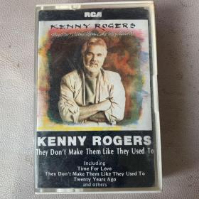 原版磁带《 肯尼•罗杰斯 KENNY ROGERS   They Don’t Make Them Like They Used To  （他们不像以前那样）》美版专辑 (实物拍图）RCA RECORDS 出品 无歌词纸 近95新  发行编号：5633-1-C 发行时间：1986年