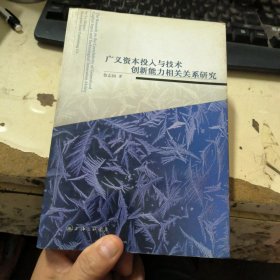 廣義資本投入與技術(shù)創(chuàng)新能力相關(guān)關(guān)系研究