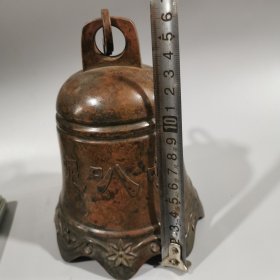黄铜纯铜铃铛收藏古玩铜器 重约626克
