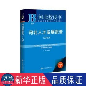 河北人才发展报告:2020:2020 人力资源 康振海主编 新华正版