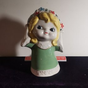 70年代靓妹瓷娃娃存钱罐（中国制造）