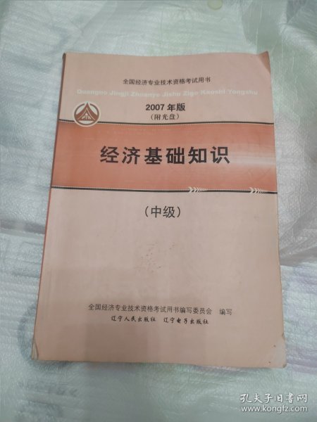 全国经济专业技术资格考试用书 经济基础知识（中级）2007年版