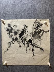无款，骏马图，34*35厘米#230508004