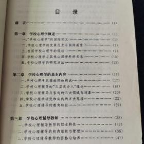 学校心理学：心理辅导与咨询