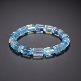 旧藏 海蓝宝桶珠手串