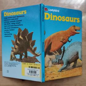 Dinosaurs，恐龙，英文绘本，英语小书，精装小册子