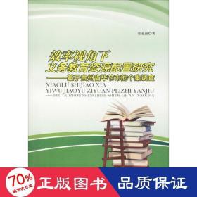 效率视角下义务教育资源配置研究：基于贵州省毕节市的个案调查