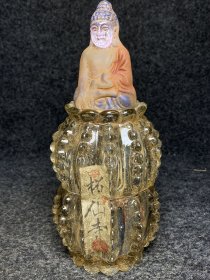 古寺收藏水晶 尺寸：直径10厘米，高23厘米。