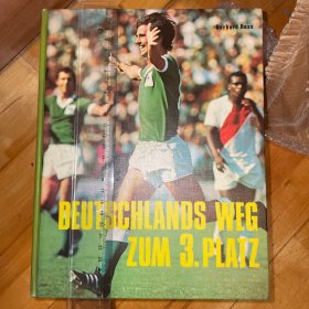 德语足球书籍图册 德国迈向第三名的道路 1970年德国足球书籍