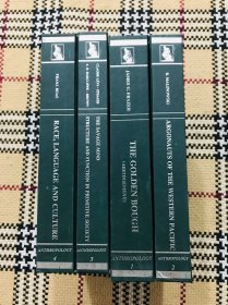 西学基本经典：人类学类 全4册（精装英文原版影印本） 品相自鉴