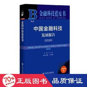 中国金融科技发展报告（2020）/金融科技蓝皮书