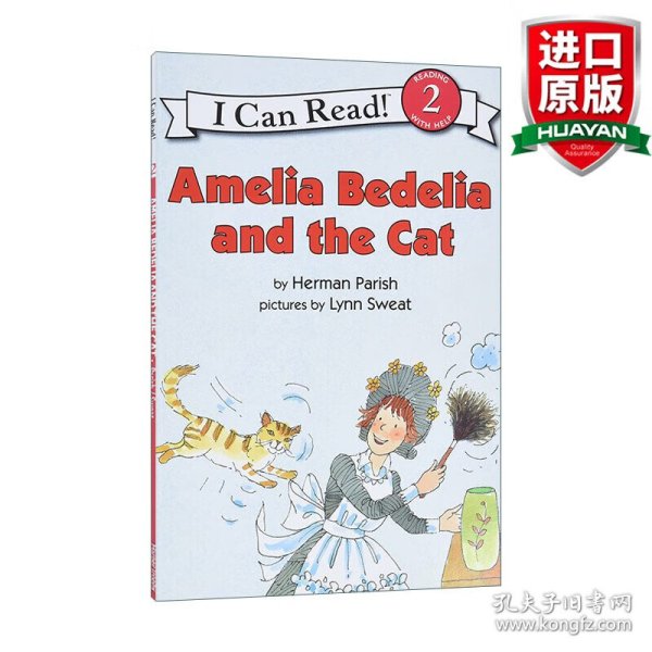 英文原版 Amelia Bedelia and the Cat 阿米莉亚和猫咪 糊涂女佣分级阅读 I Can Read Level 2 英文版 进口英语原版书籍