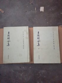 王阳明全集中下册两册合售