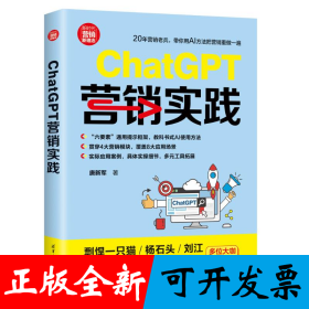 ChatGPT营销实践（新时代·营销新理念）