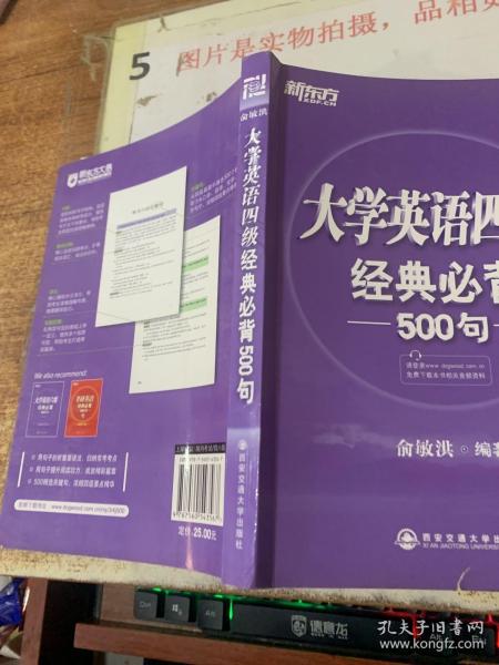 新东方：大学英语四级经典必背500句