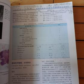 乳腺及女性生殖器官肿瘤病理学和遗传学 -内页有铅笔笔迹