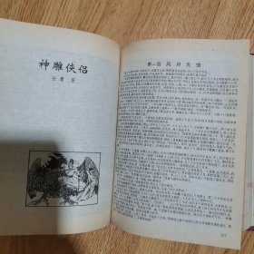 金庸武侠作品全集：（1）书剑恩仇录，碧血剑，白马啸西风，鸳鸯刀，神雕侠侣，一册